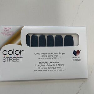 Color Street Navy Blue Nail Strips